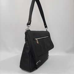 BOLSA EM COURO PRETO REF. 1209 - comprar online