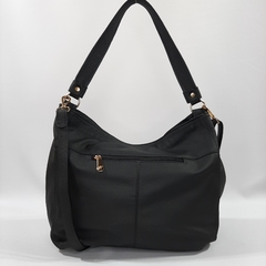 BOLSA EM COURO PRETO REF. 1194 na internet