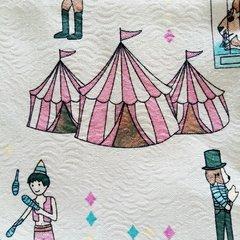 Capa De Almofada Circo - loja online