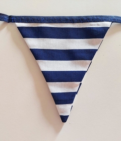 Bandeirinhas de tecido cores marinheiro - loja online