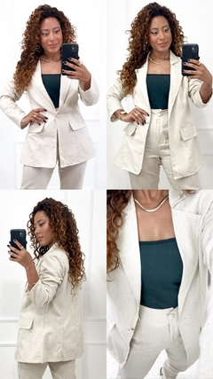 Blazer em Linho Alfaiataria BEATRIZ - comprar online