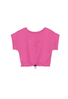 Conjunto Charpey Blusão e Shorts Moletom Pink - comprar online