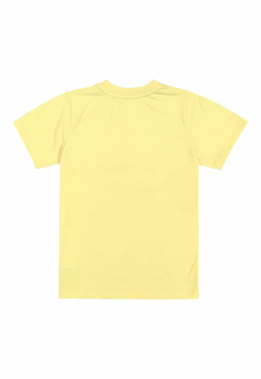Camiseta Charpey Meia Malha Amarela - comprar online
