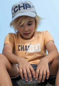 Conjunto Charpey Camiseta e Bermuda em Moletom Jeans Marinho na internet
