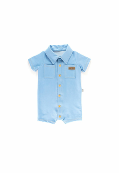 Macacão Baby Gut Utilitário Jeans Comfy Azul - comprar online
