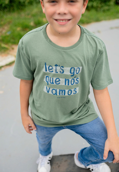 Imagem do T-Shirt Plus King&Joe Play Lets Go Verde Floresta