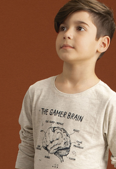 Camiseta Bugbee Brain Mescla Banana - comprar online