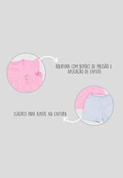Conjunto Baby Gut Blusa Penucho com Shorts - loja online