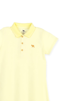 Vestido Charpey Polo Piquet Amarelo - comprar online