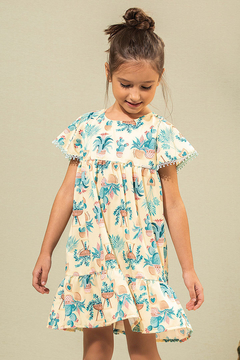 Vestido Bugbee Babado Love Garden - comprar online