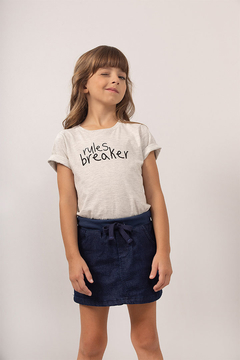 Camiseta Bugbee Família Rules Breaker Mescla - comprar online