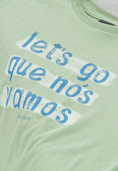 T-Shirt Plus King&Joe Play Lets Go Verde Floresta - loja online
