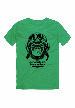 T-Shirt Plus King&Joe Play Gorila Adventure Verde Jade