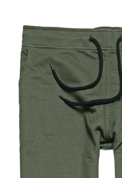 Calça King&Joe Play Moletom Verde Militar - comprar online