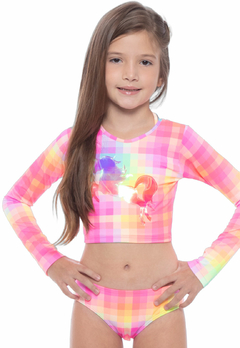 Conjunto Siri kids Lara Biquini Cropped Colore - comprar online
