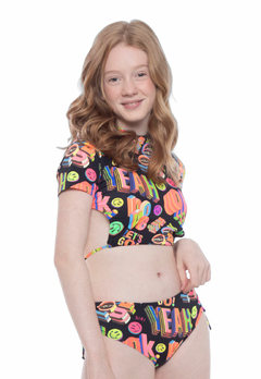 Biquini Cropped Teen Siri Kids Sabrina Yeah - comprar online