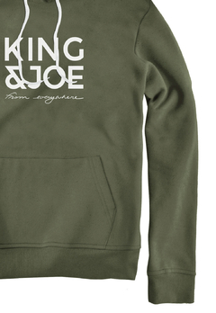 Moletom King&Joe Play Bolso Canguru Verde Militar na internet