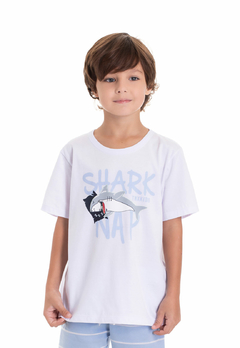 Pijama Tmx Kids Shark Azul Claro - comprar online