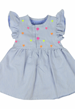 Vestido Grow Up Denim Girl Azul - comprar online