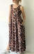 Vestido Largo (seda fría) Animal print - comprar online