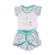 Pijama Infantil, Feminino, Short/Saia, Flamingo - comprar online
