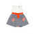 Vestido Infantil Listras Malha - comprar online