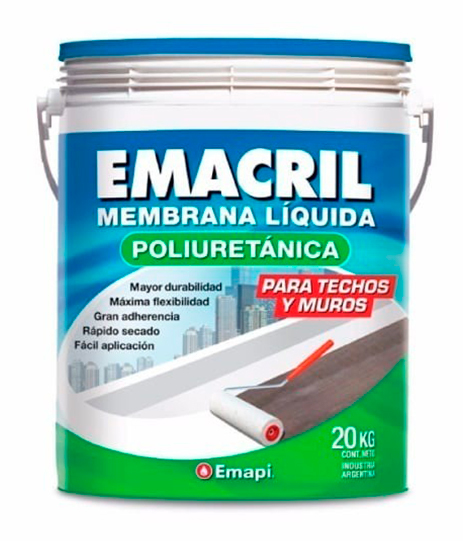 Emacril Membrana Líquida Poliuretánica x 20kg