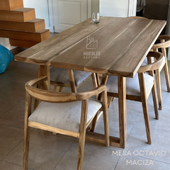 MESA OCTAVIO 100% MACIZA EN PETIRIBÍ