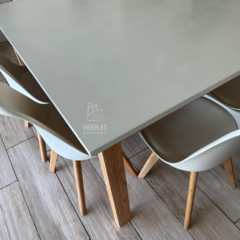 MESA CARTAGENA CEMENTICIA EN PARAISO (CUADRADA) - comprar online