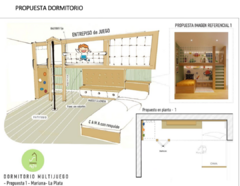 DORMITORIO MULTIJUEGO con CAMA CARRO y mueble auxiliar - Modelo DUGGAN - La Plata en internet