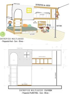PLAY LOFT - Entrepiso "LITTLE HOUSE" - modelo OLIVOS en internet
