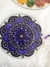 Mandala 15 cm Violeta y Negro - Mueblería Flex