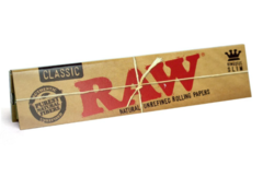 PAPEL RAW ORGANIC KING SIZE SLIM 110