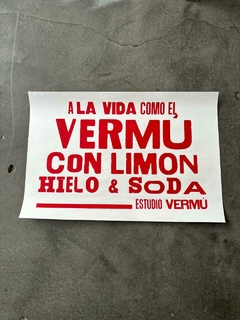 Poster - Vermú con Limón