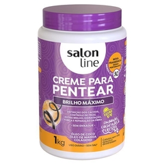 CREME DE PENTEAR SALON LINE 1KG BRILHO MAXIMO (ROXO)