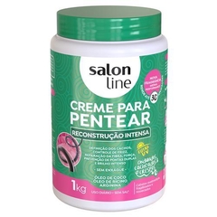 CREME DE PENTEAR SALON LINE 1KG RECONSTRUÇAO INTENSA (VERDE)