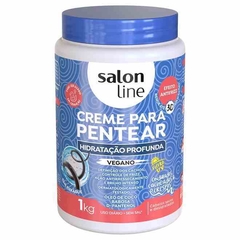 CREME DE PENTEAR SALON LINE 1KG HIDRATAÇAO PROFUNDA (AZUL)