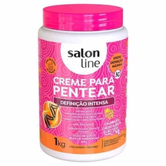 CREME DE PENTEAR SALON LINE 1KG DEFINIÇAO INTENSA (VERMELHA)