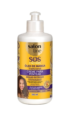 CREME DE PENTEAR SALON LINE SOS 300ML TRADICIONAL OLEO DE MANGA