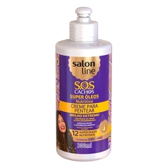 CREME DE PENTEAR SALON LINE SOS 300ML NUTRITIVO CACHOS SUPER OLEOS