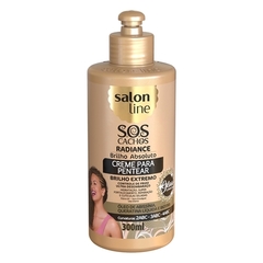 CREME DE PENTEAR SALON LINE SOS 300ML RADIANTE BRILHO ABSOLUTO