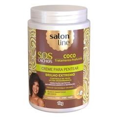 CREME DE PENTEAR SALON LINE 1KG TRATAMENTO PROFUNDO COCO