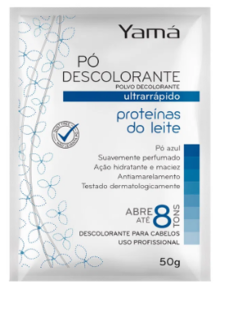 DESCOLORANTE YAMA 50G PROTEINAS DO LEITE AZUL