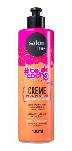 CREME DE PENTEAR SALON LINE #TODECACHO 400ML DESEMBARAÇO MAX2-3-4ABC