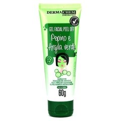 GEL FACIAL DERMACHEM PEEL OFF PEPINO E ARGILA VERDE 60G