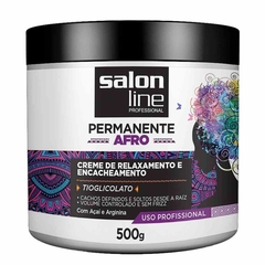 CREME AFRO SALON LINE 500GR RELAXAMENTO PERMANENTE