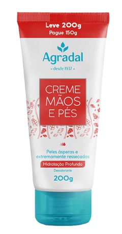 CREME HIDRATANTE AGRADAL 200GR MAOS E PES