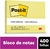 Bloco de Notas Adesivas Post-it, Amarelo, 38 mm x 50 mm, 4 Blocos, 100 Folhas/1 bloco - comprar online