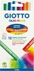 Giotto Olio Maxi, pastels óleo, 12 Cores