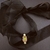 Colar Bow de Organza Preta Besouro - comprar online